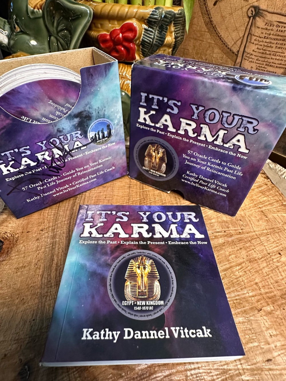 It’s Your Karma Past Life Reincarnation Oracle Cards Kathy Dannel Vitcak OOP
